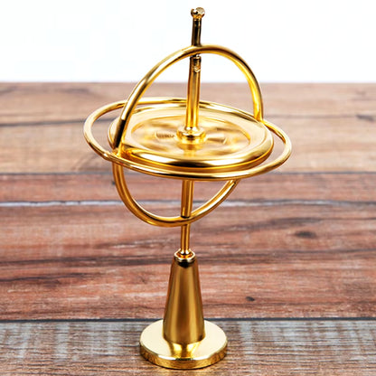 Self-Balancing Gyroscope Anti-Gravity Decompression Educational Toy Six Generations Colorful Finger Gyroscope Gift for Kids T7X2