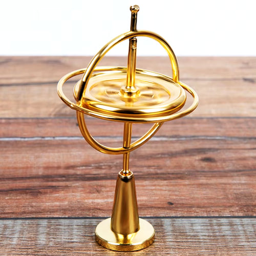 Self-Balancing Gyroscope Anti-Gravity Decompression Educational Toy Six Generations Colorful Finger Gyroscope Gift for Kids T7X2