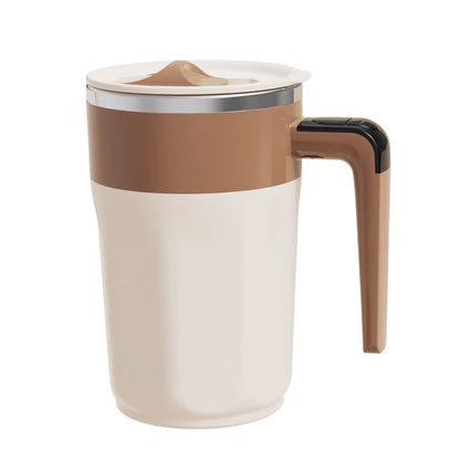 400ML Smart Mixing Cup LED Temperature Display Coffee Cup 316 Stainless Steel Magnetic Temperature Milk Coffee Self Stirring Mug