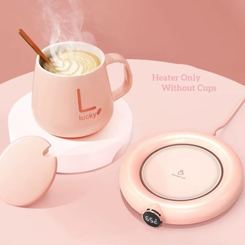 2024 Christmas Gift Mug Warmer Pad Smart USB Coffee Mug Warmer Tea Milk Cup Heater with 3 Temperature Settings