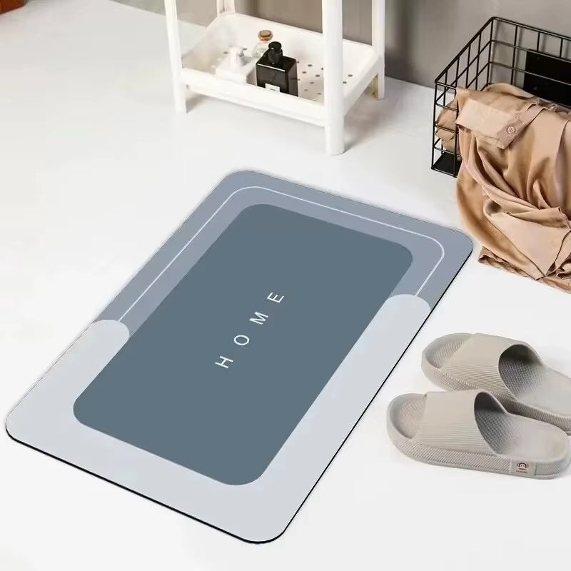 1Pc 40*60Cm Super Absorbent Floor Mat for Bathroom Non Slip, Fast Drying Soft, Carpet Shower Tub Outdoor Doormat