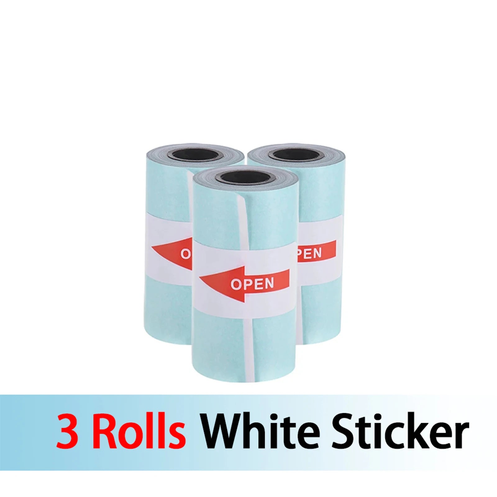 3 White Sticker