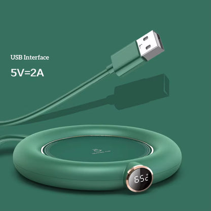 2024 Christmas Gift Mug Warmer Pad Smart USB Coffee Mug Warmer Tea Milk Cup Heater with 3 Temperature Settings