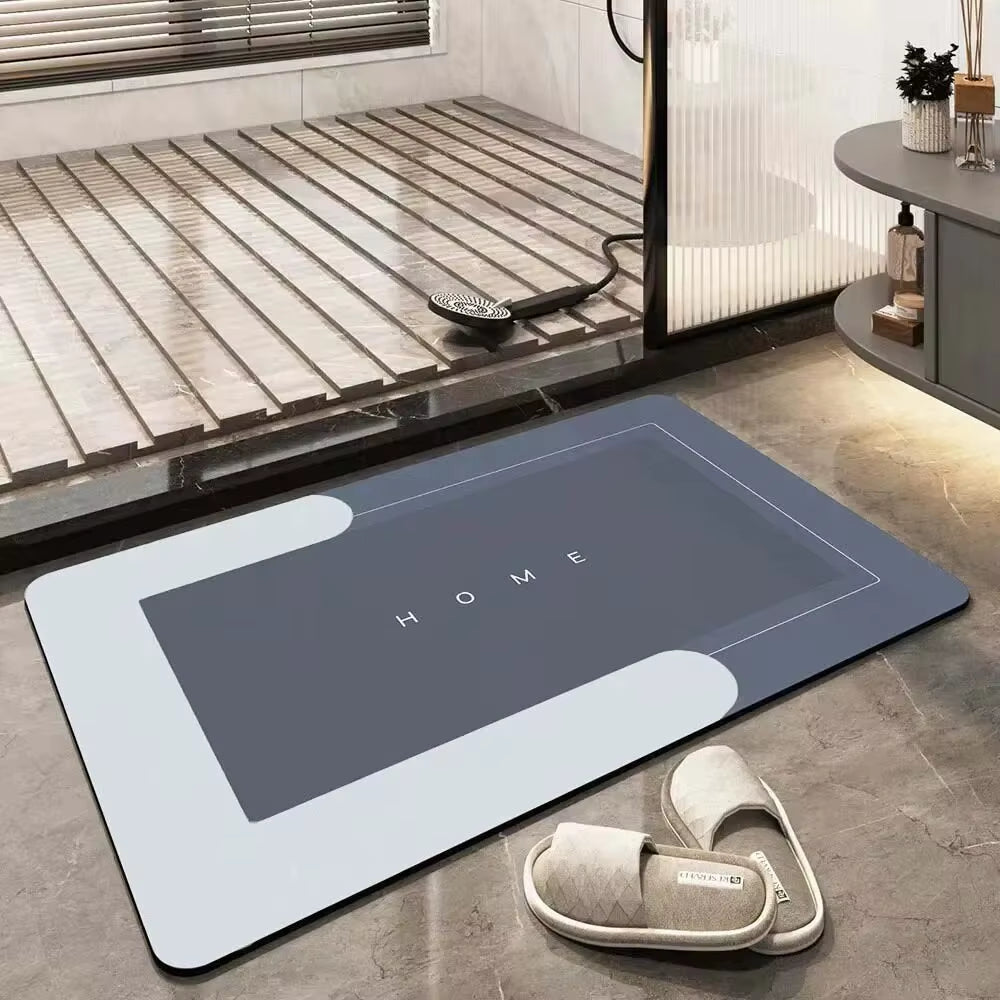 1Pc 40*60Cm Super Absorbent Floor Mat for Bathroom Non Slip, Fast Drying Soft, Carpet Shower Tub Outdoor Doormat