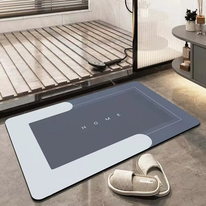 1Pc 40*60Cm Super Absorbent Floor Mat for Bathroom Non Slip, Fast Drying Soft, Carpet Shower Tub Outdoor Doormat